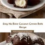 No Bake Coconut Cream Balls Recipe