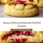Cherry Cheesecake Stuffed Cookies – Gooey & Delicious Recipe