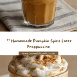 Pumpkin Spice Latte Frappuccino Recipe
