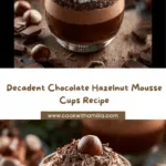 Chocolate Hazelnut Mousse Cups Recipe