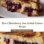 Brie & Blackberry Jam Grilled Cheese Recipe