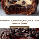 Chocolate Chip Cookie Dough Brownie Bombs Recipe