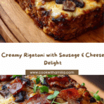 Rigatoni with Sausage in Creamy Cheese Sauce Recipe