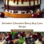 Chocolate Berry Drip Cake Recipe