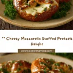 Mozzarella Stuffed Soft Pretzels Recipe