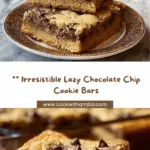 Lazy Chocolate Chip Cookie Bars Recipe