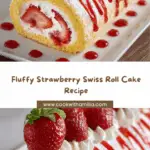 Strawberry Swiss Roll Cake Recipe
