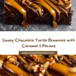 Chocolate Turtle Brownies with Luscious Caramel Layers Recipe