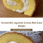 Japanese-style Cream Roll Cake Recipe