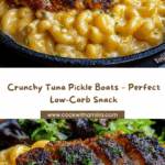 Tuna Pickle Boats Recipe