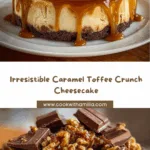 Caramel Toffee Crunch Cheesecake** Recipe