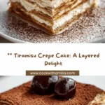 Tiramisu Crepe Cake Recipe