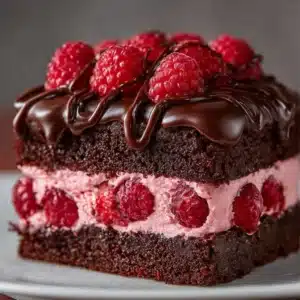 Raspberry Chocolate Mousse Cake Recipe