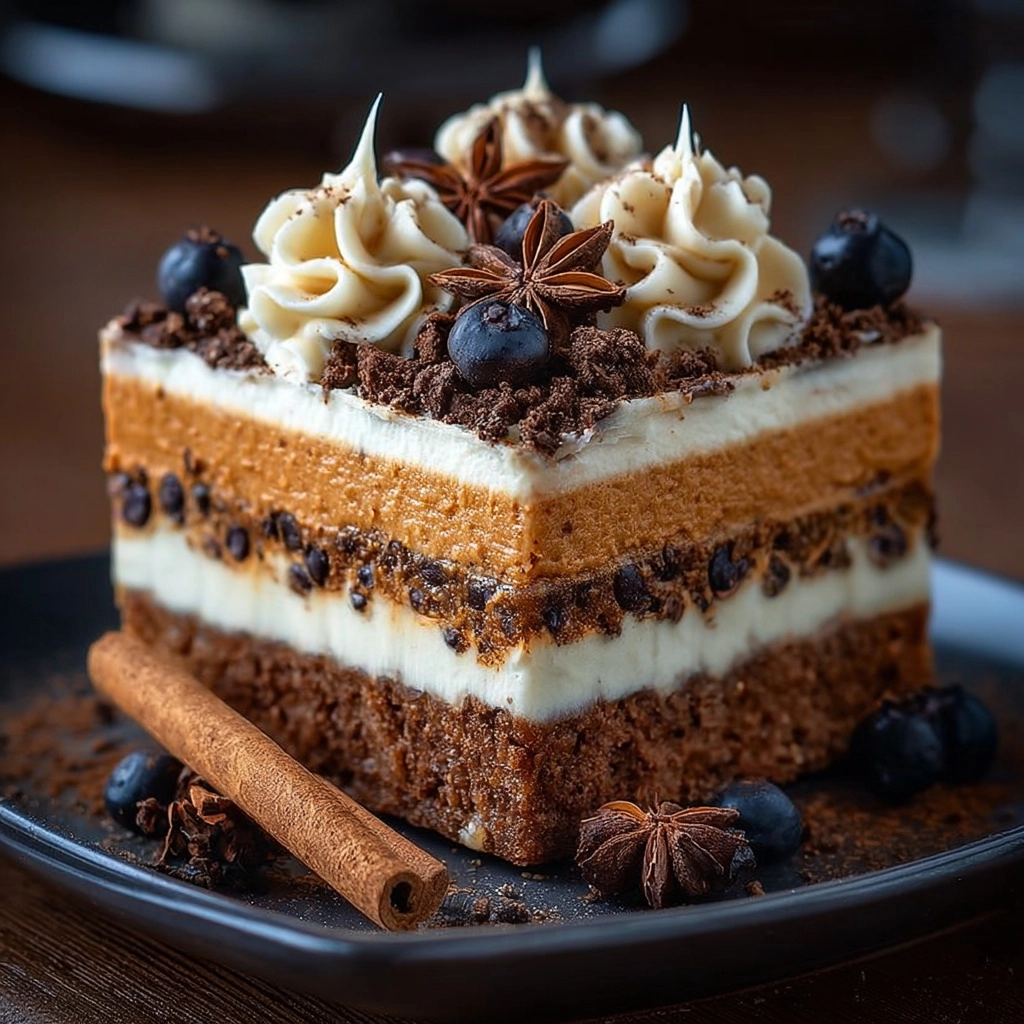 Pumpkin Spice Layer Cake Recipe - Recipe Image
