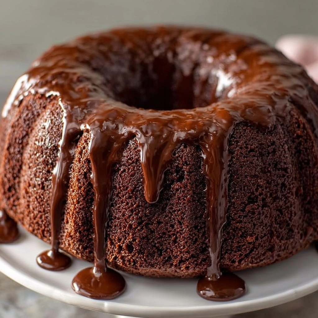 Brownie Bundt Cake Recipe - Recipe Image