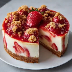 No-Bake Strawberry Cheesecake Recipe