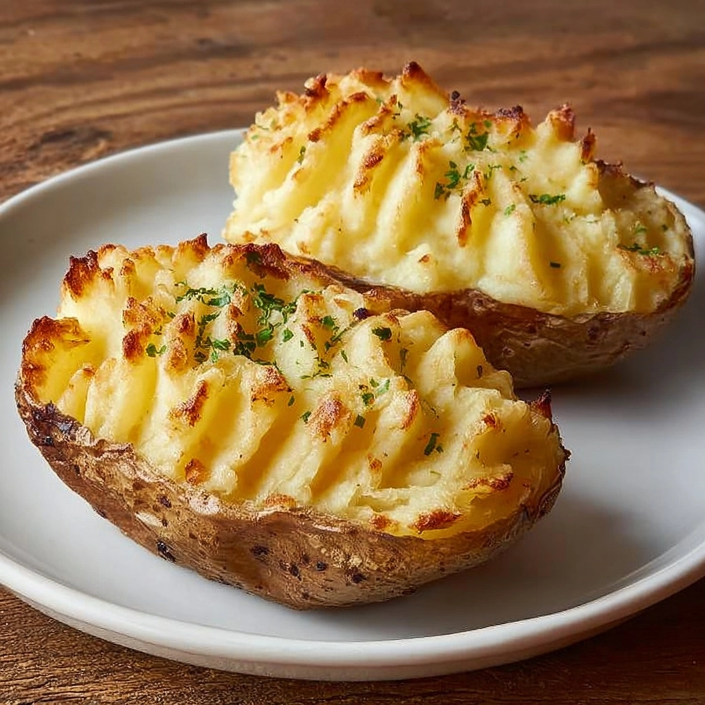 Twice Baked Potatoes Recipe 2 Twice Baked Potatoes Recipe - Recipe Image