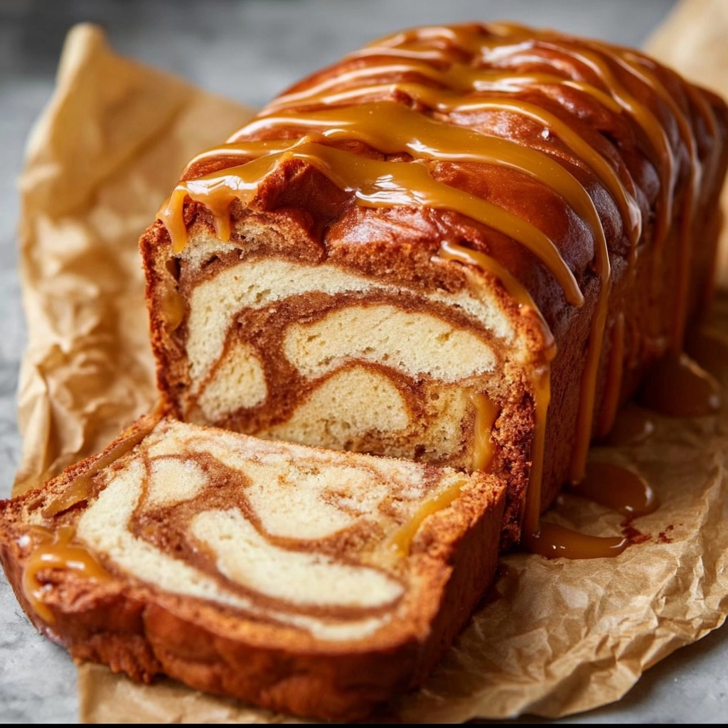 Caramel Swirl Banana Bread Recipe
