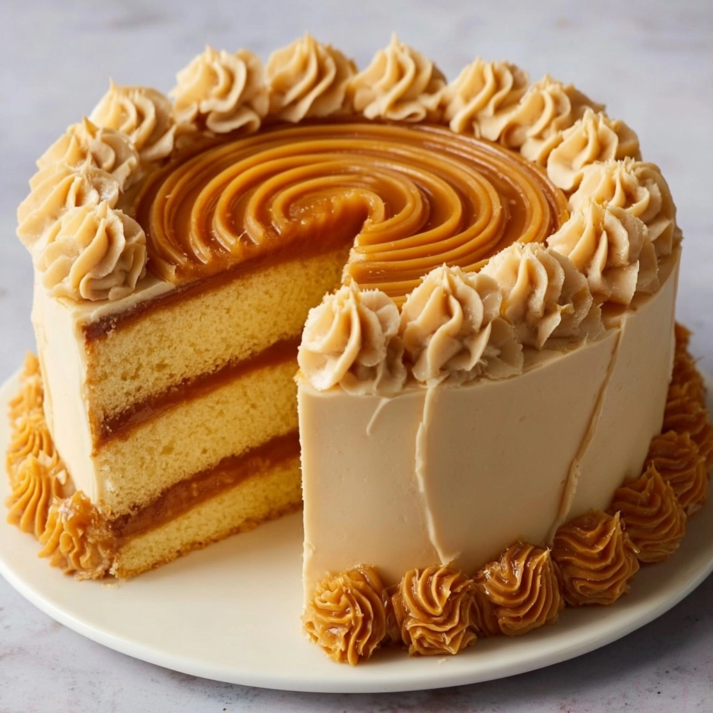 Caramel Layer Cake Recipe - Recipe Image