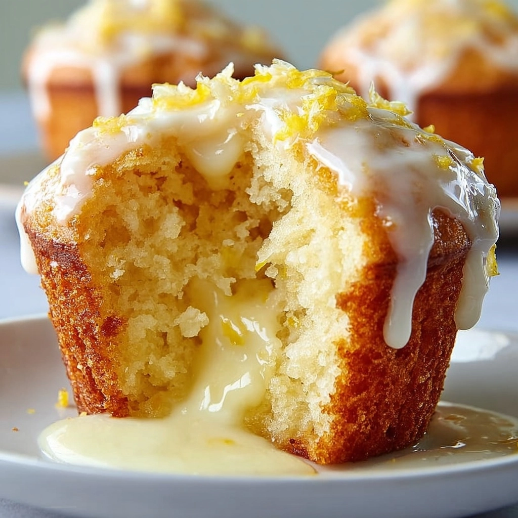Luscious Lemon Cream Cheese Muffins Recipe 2 Luscious Lemon Cream Cheese Muffins Recipe - Recipe Image