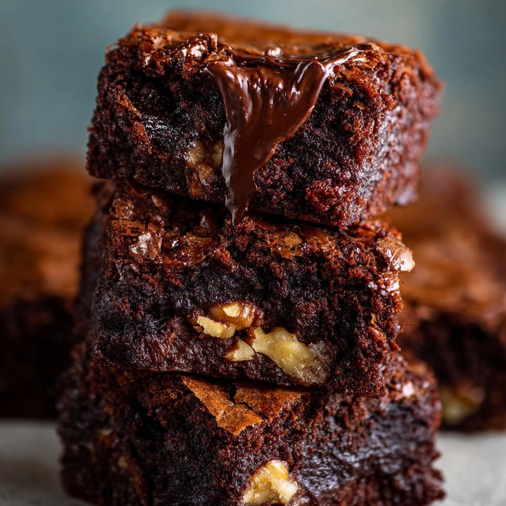 Fudgy Chocolate Brownies Recipe - Recipe Image