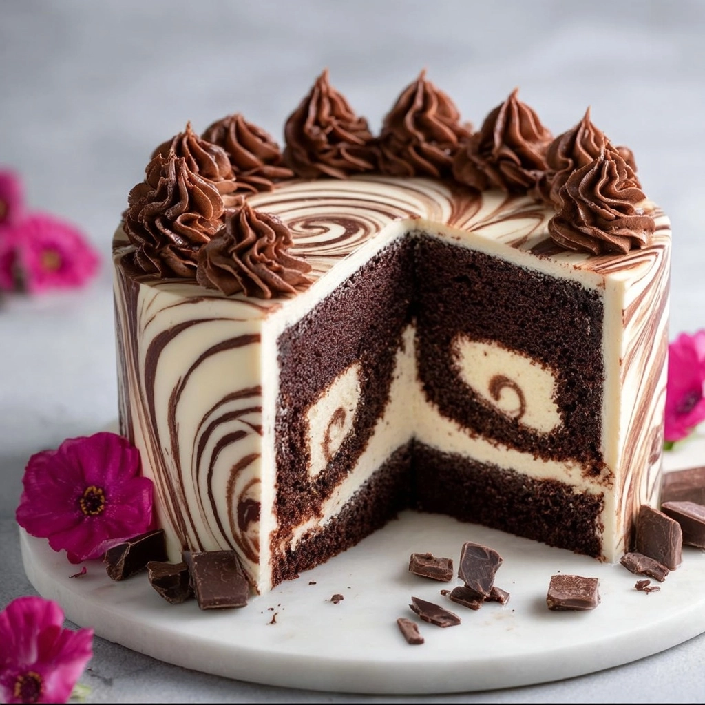 Swirling Chocolate Dream Cake Recipe