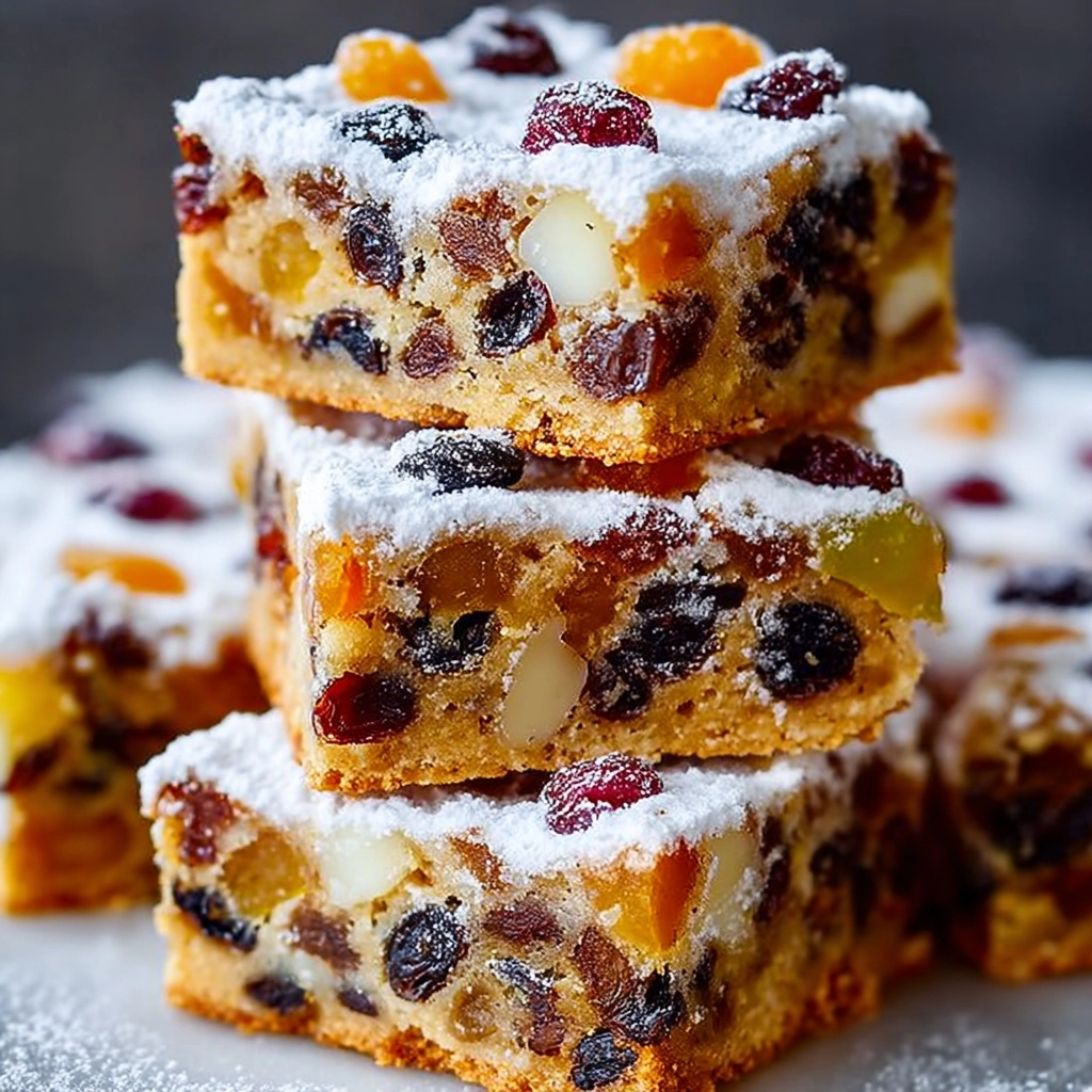 Festive Christmas Fruitcake Traybake Recipe