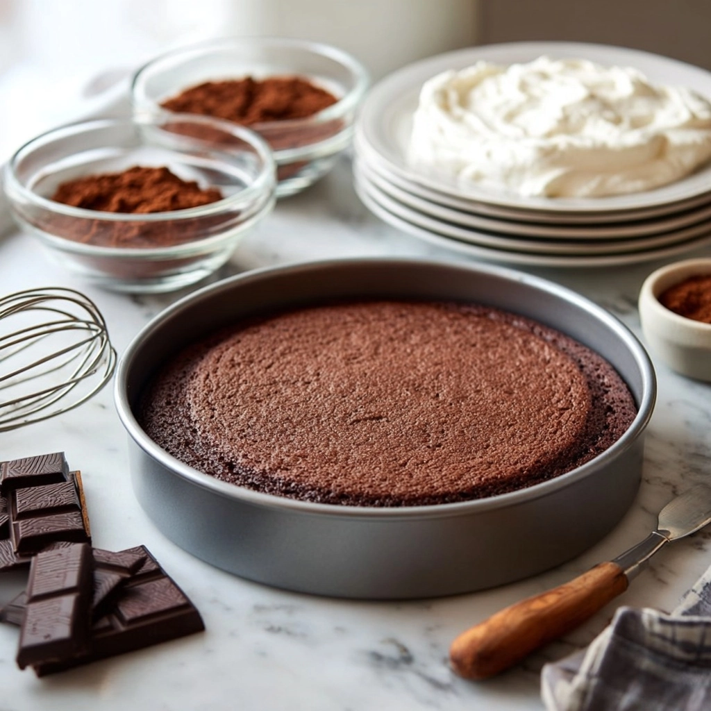 Simple Chocolate Cake Recipe - Recipe Image