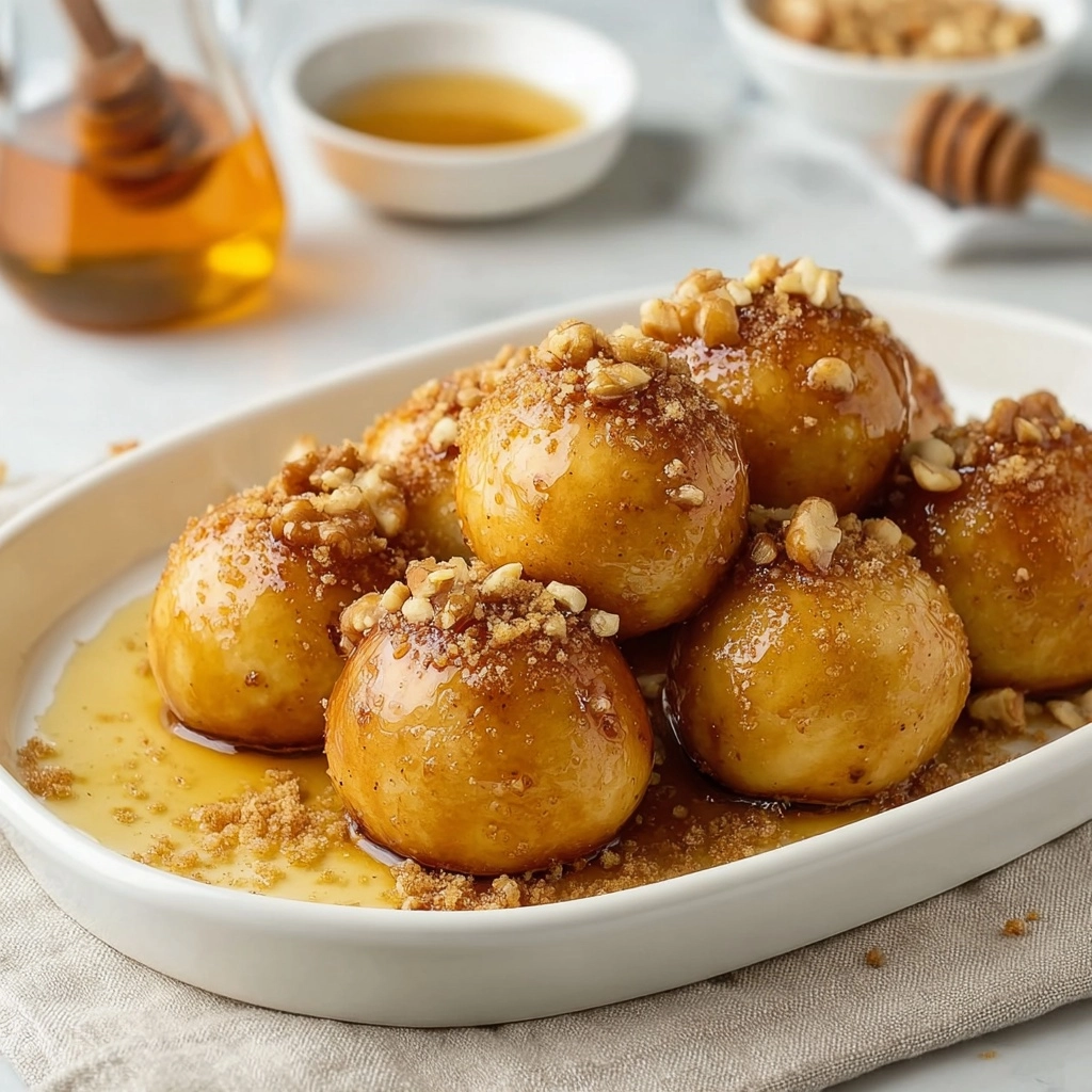 Classic Greek Loukoumades Recipe - Recipe Image