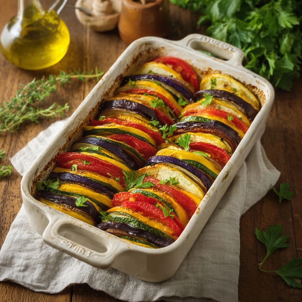 Rustic Greek Briam Recipe 3 Rustic Greek Briam Recipe - Recipe Image