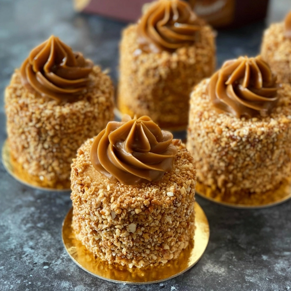Decadent Caramel Nut Cakes Recipe 3 Decadent Caramel Nut Cakes Recipe - Recipe Image