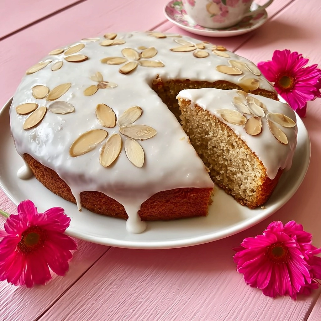 Delightful Almond Glazed Cake Recipe 3 Delightful Almond Glazed Cake Recipe - Recipe Image