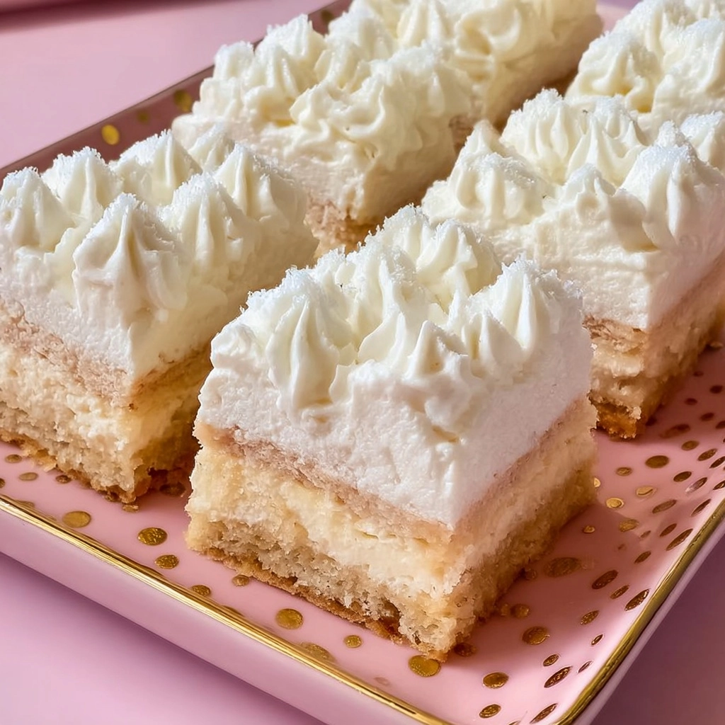 Irresistible Coconut Cream Bars Recipe - Recipe Image