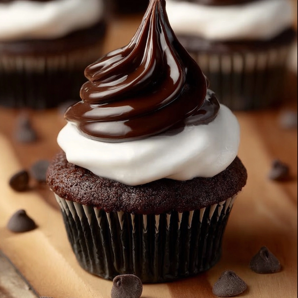 Chocolate Hi-Hat Cupcakes Recipe 3 Chocolate Hi-Hat Cupcakes Recipe - Recipe Image