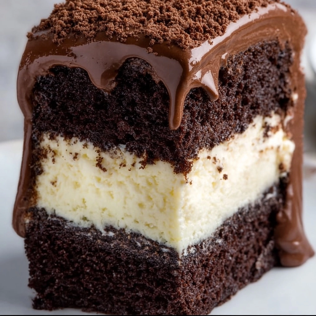 Peaches and Cream Layer Cake Recipe - Recipe Image