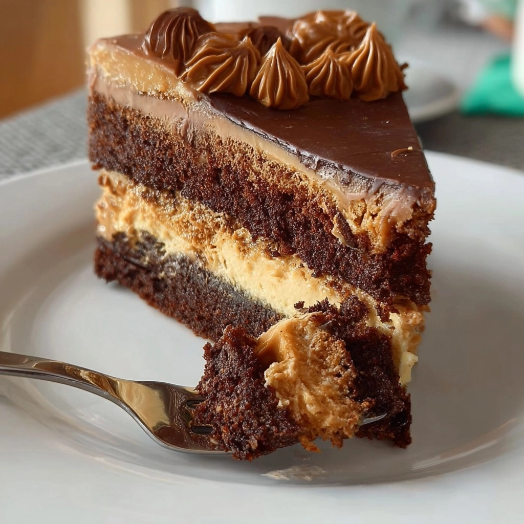 Luscious Chocolate Caramel Layer Cake Recipe 3 Luscious Chocolate Caramel Layer Cake Recipe - Recipe Image