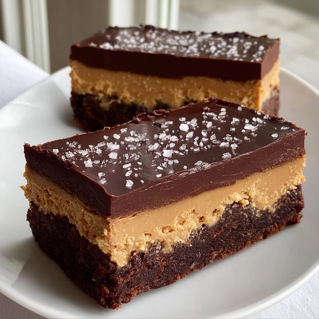 Decadent Chocolate Peanut Butter Bars Recipe 2 Decadent Chocolate Peanut Butter Bars Recipe - Recipe Image