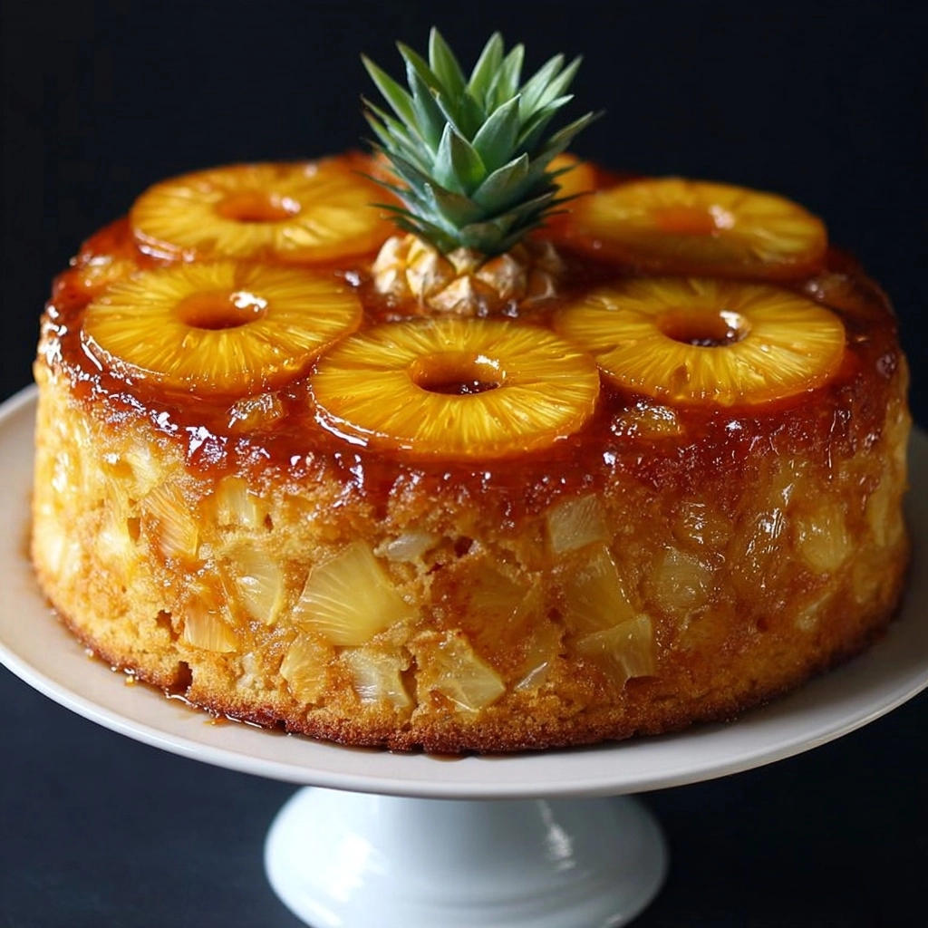 Pineapple Upside-Down Cake Recipe 2 Pineapple Upside-Down Cake Recipe - Recipe Image