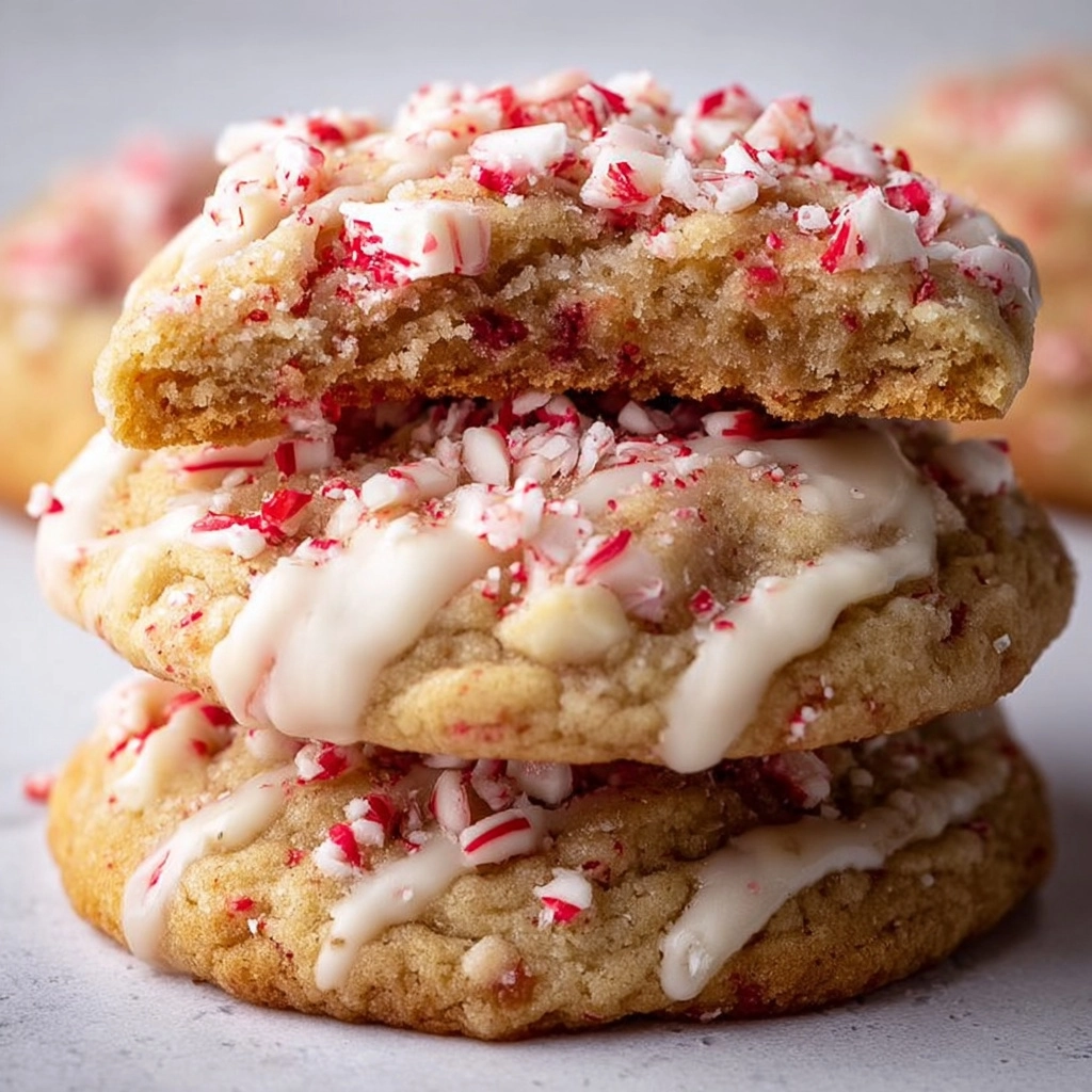 White Chocolate Peppermint Cheesecake Cookies Recipe