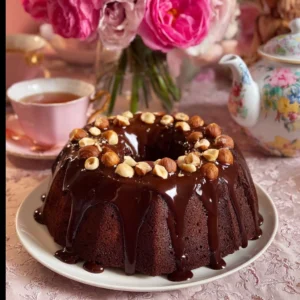 Luxurious Hazelnut Chocolate Bundt Cake Recipe
