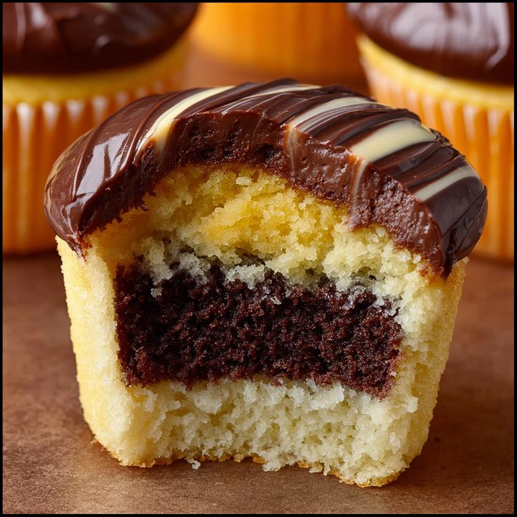 Boston Cream Cupcakes Recipe 3 Boston Cream Cupcakes Recipe - Recipe Image