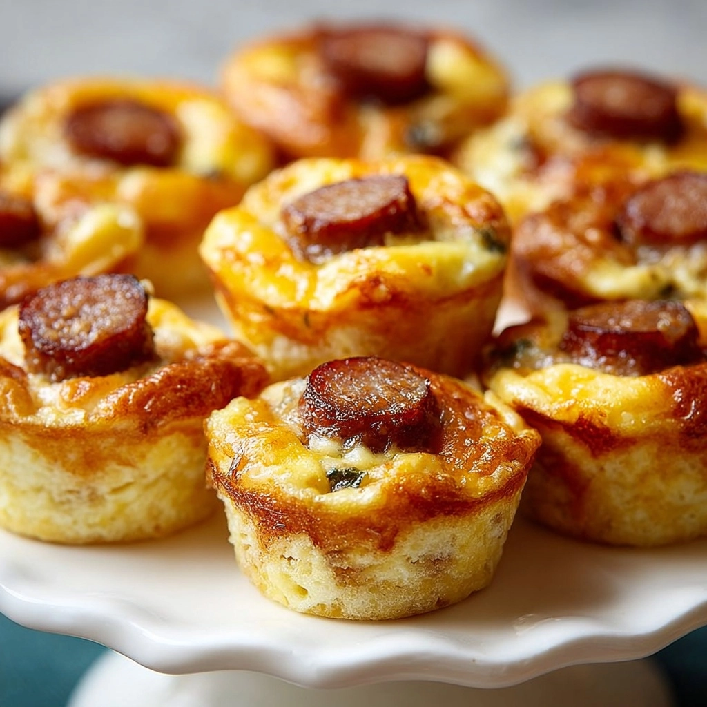 Mini Sausage Pancake Muffins Recipe 3 Mini Sausage Pancake Muffins Recipe - Recipe Image