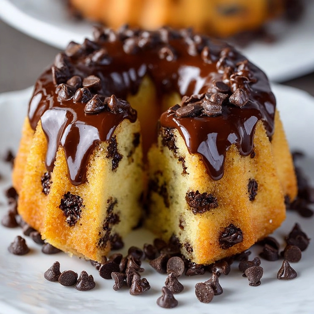 Chocolate Chip Mini Bundt Cakes Recipe 1 Chocolate Chip Mini Bundt Cakes Recipe