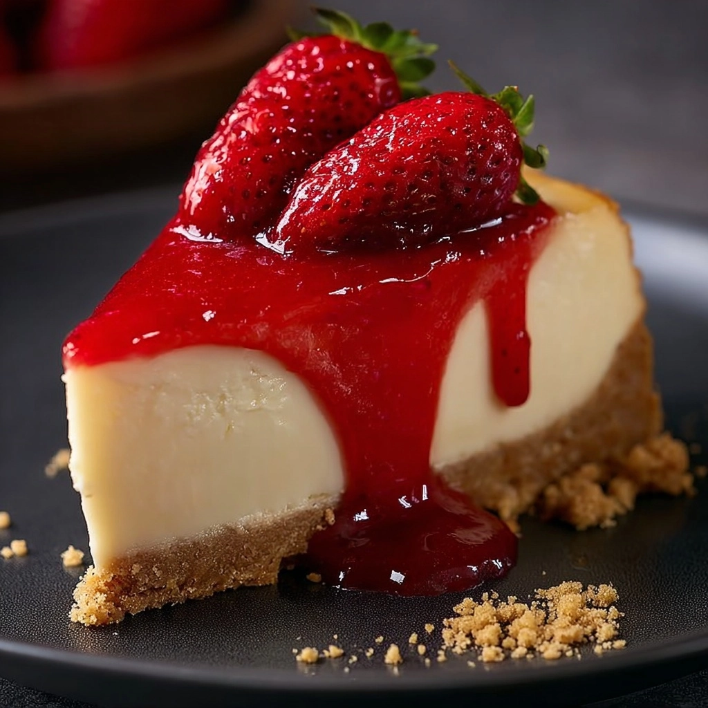 Strawberry Crunch Cheesecake Recipe 3 Strawberry Crunch Cheesecake Recipe - Recipe Image