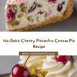 Cherry Pistachio Cream Pie Recipe