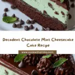 Chocolate Mint Cheesecake Cake Recipe