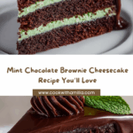 Mint Chocolate Brownie Bliss Cheesecake Recipe