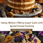 Honey Walnut & Berry Layer Cake Recipe