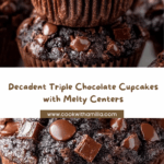 Triple Chocolate cupcakes recipe