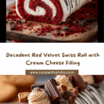 Red Velvet Swiss Roll Cake Recipe